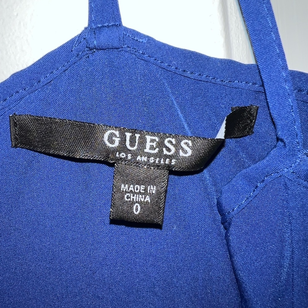 Guess Floral Embroidery V-Neck Sheath Dress - Picture 4 of 8